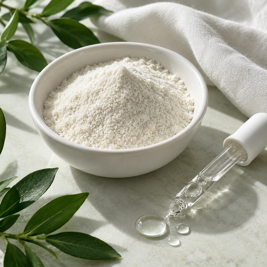Pure sensory direction, realistic ingredient illustration
