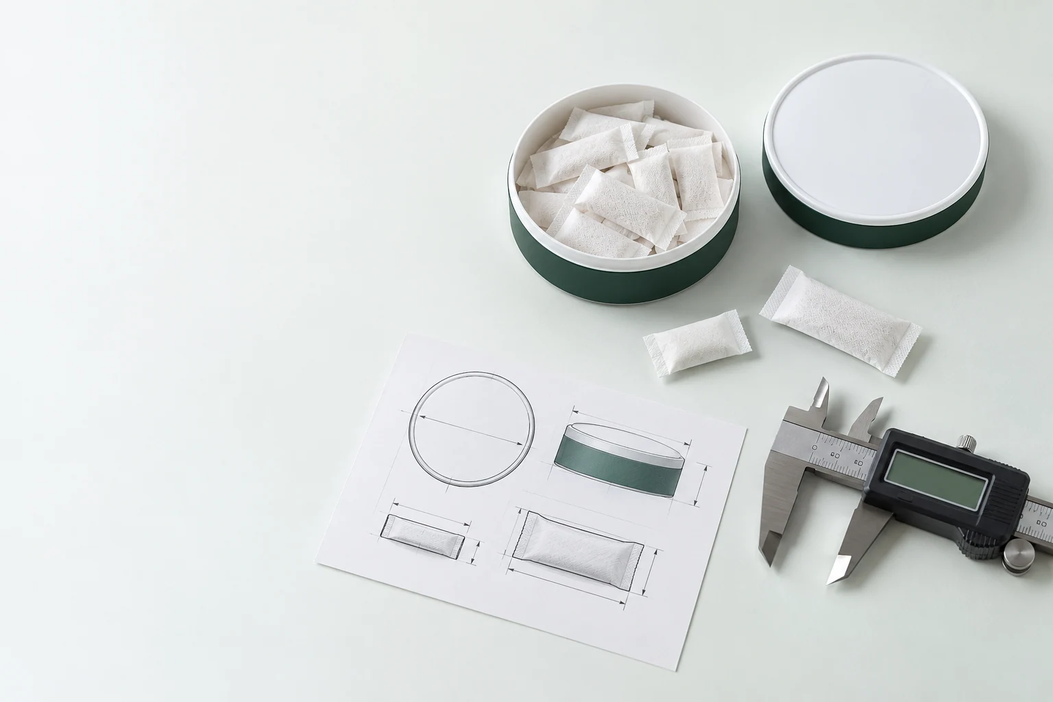 Answers for your project. Oral pouch packaging and development concept view 2