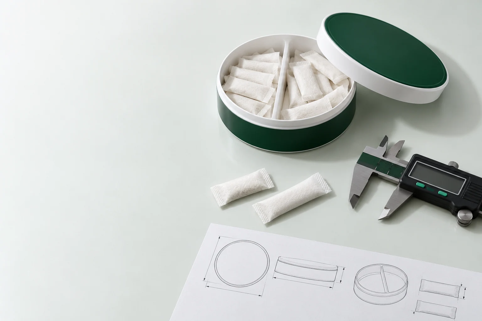 Answers for your project. Oral pouch packaging and development concept view 6