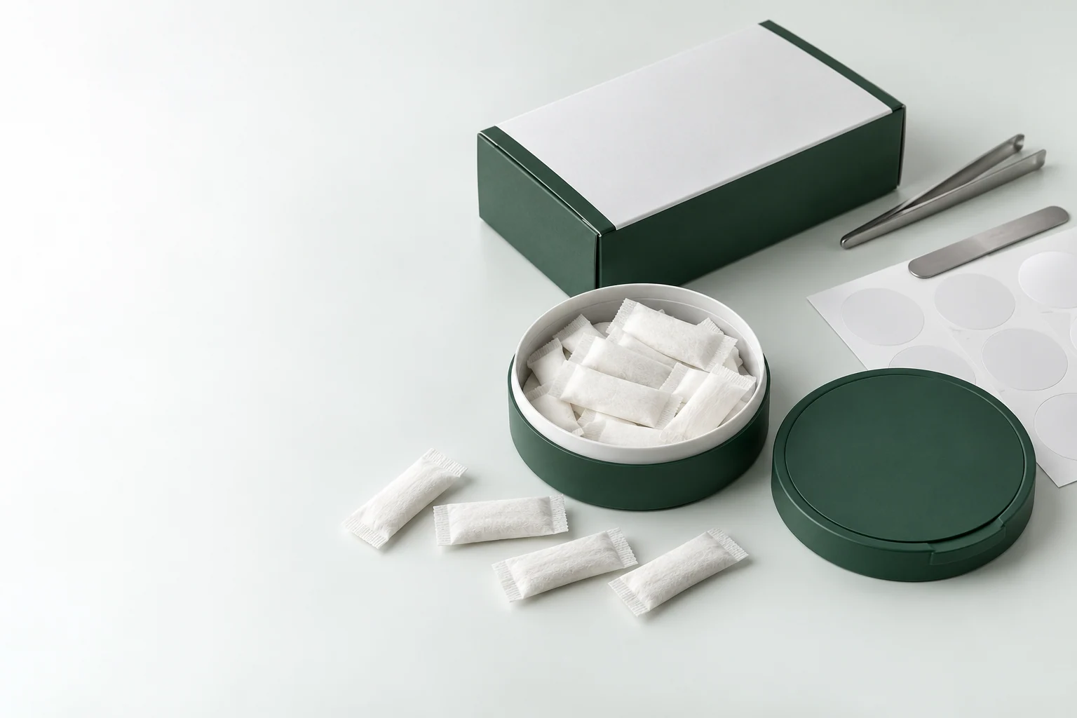 Develop the right pouch. Oral pouch packaging and development concept view 5