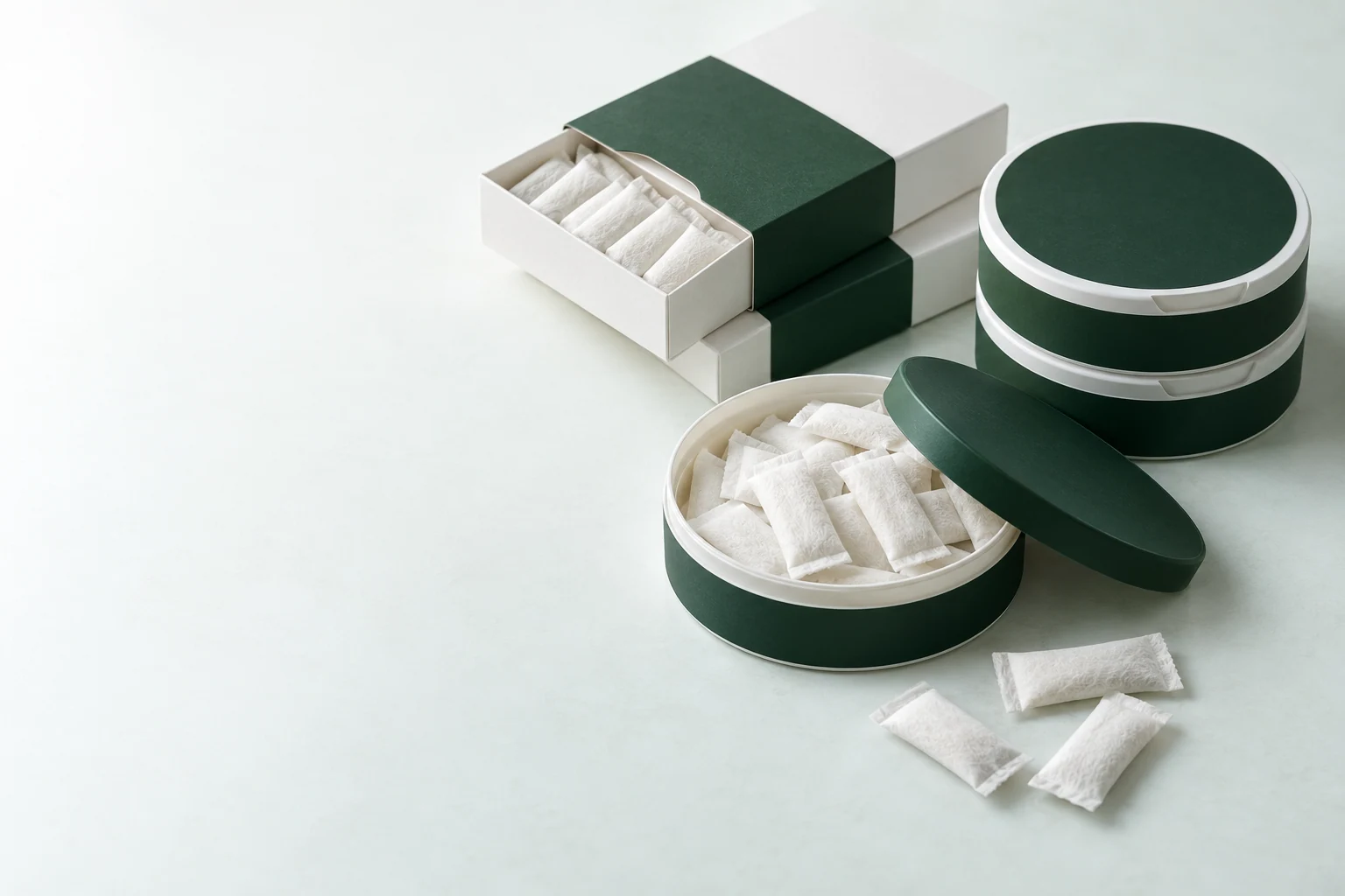 Request a development sample. Oral pouch packaging and development concept view 6
