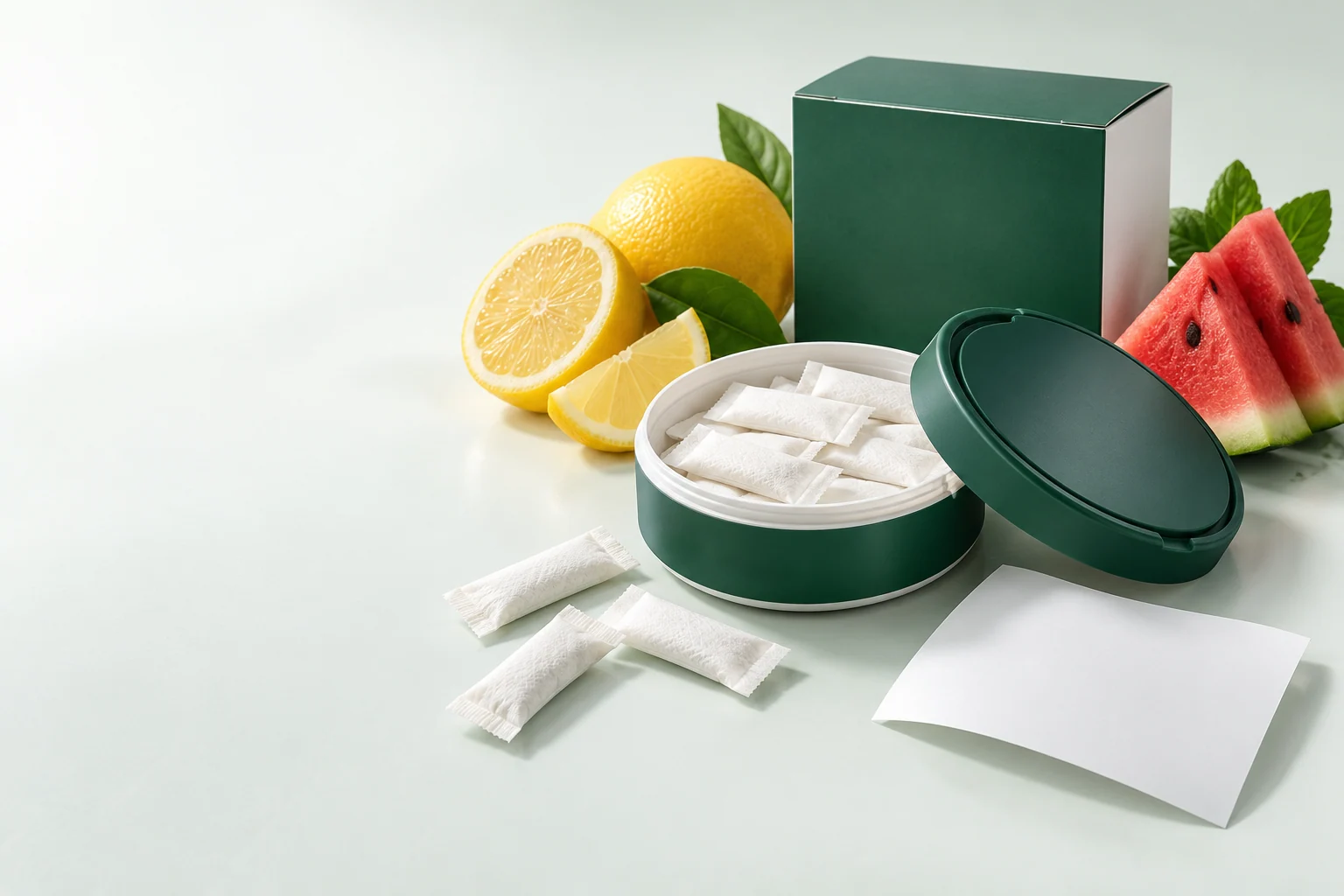 Sports nutrition pouches. Oral pouch packaging and development concept view 5