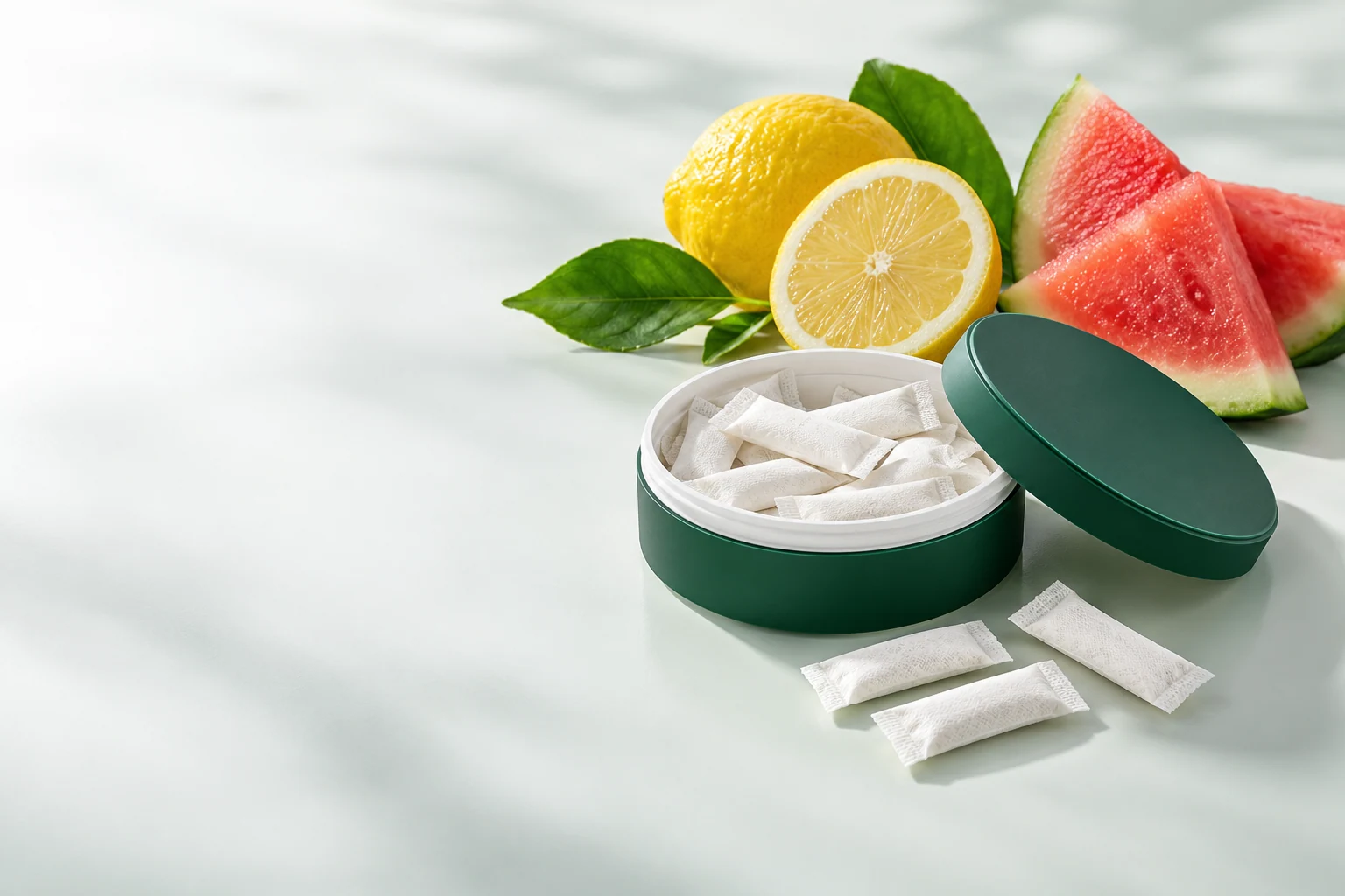 Sports nutrition pouches. Oral pouch packaging and development concept view 6
