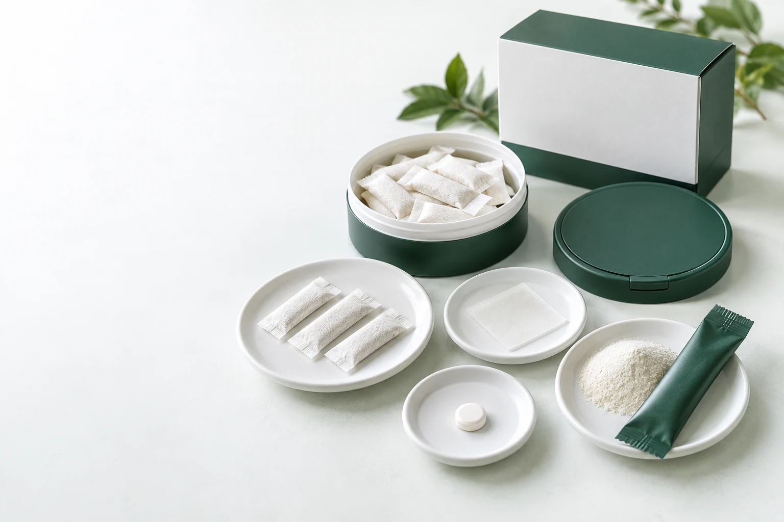 Choose the format carefully. Oral pouch packaging and development concept view 5