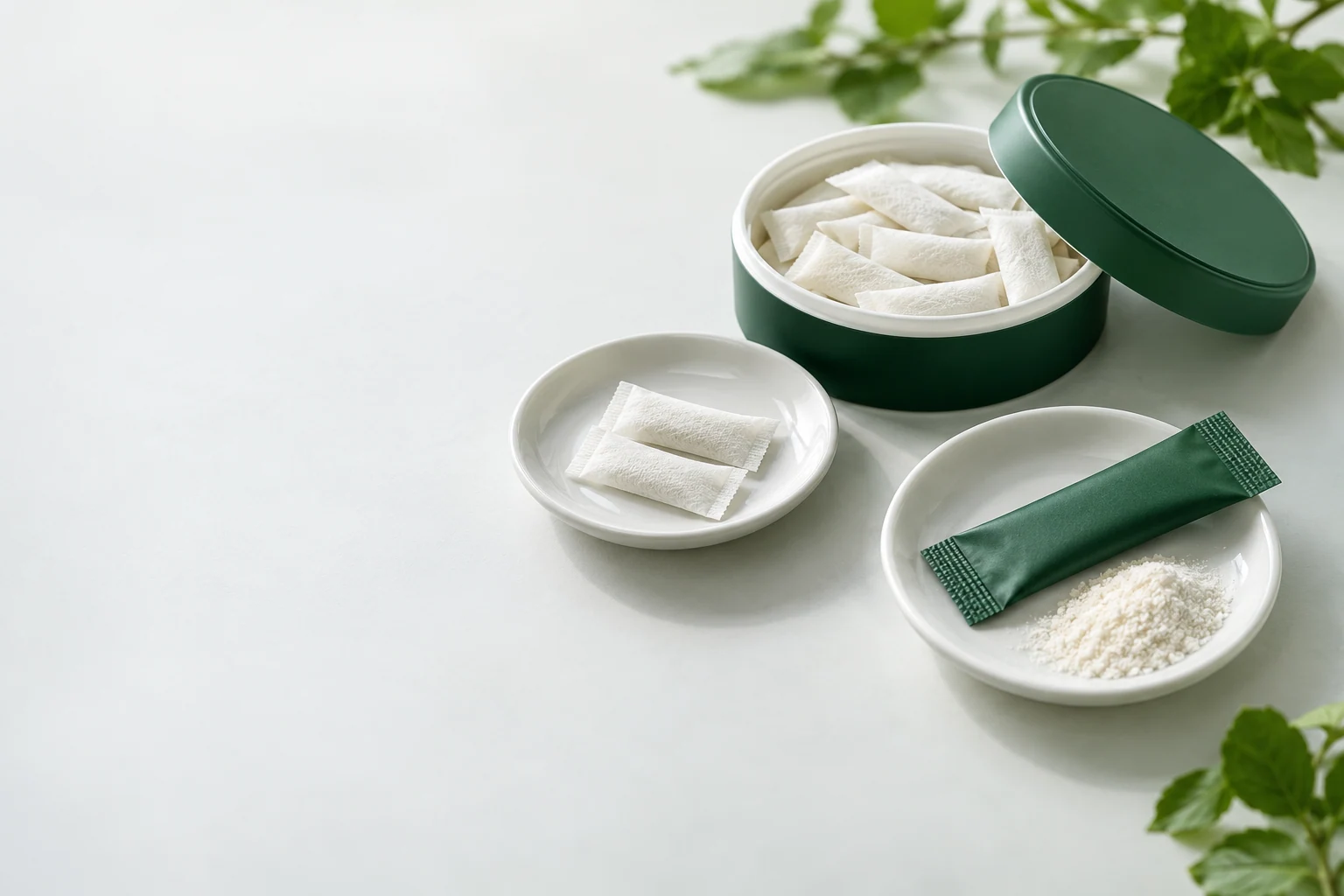 Choose the format carefully. Oral pouch packaging and development concept view 6
