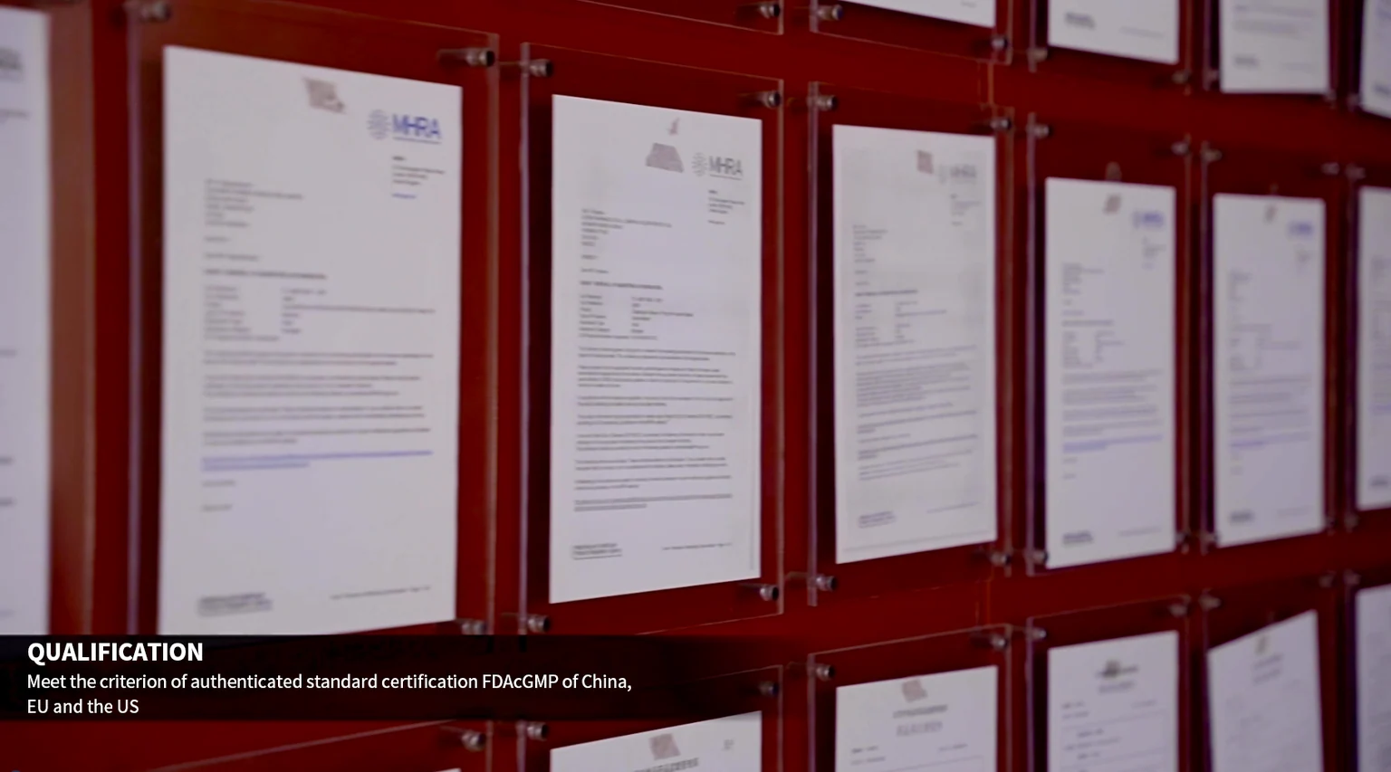 Qualification archive in supplied process material